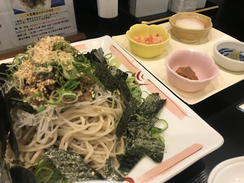 麺所水野の新東京蕎麦